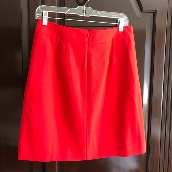 Loft Orange A-line  skirt . - Picture 3 of 8